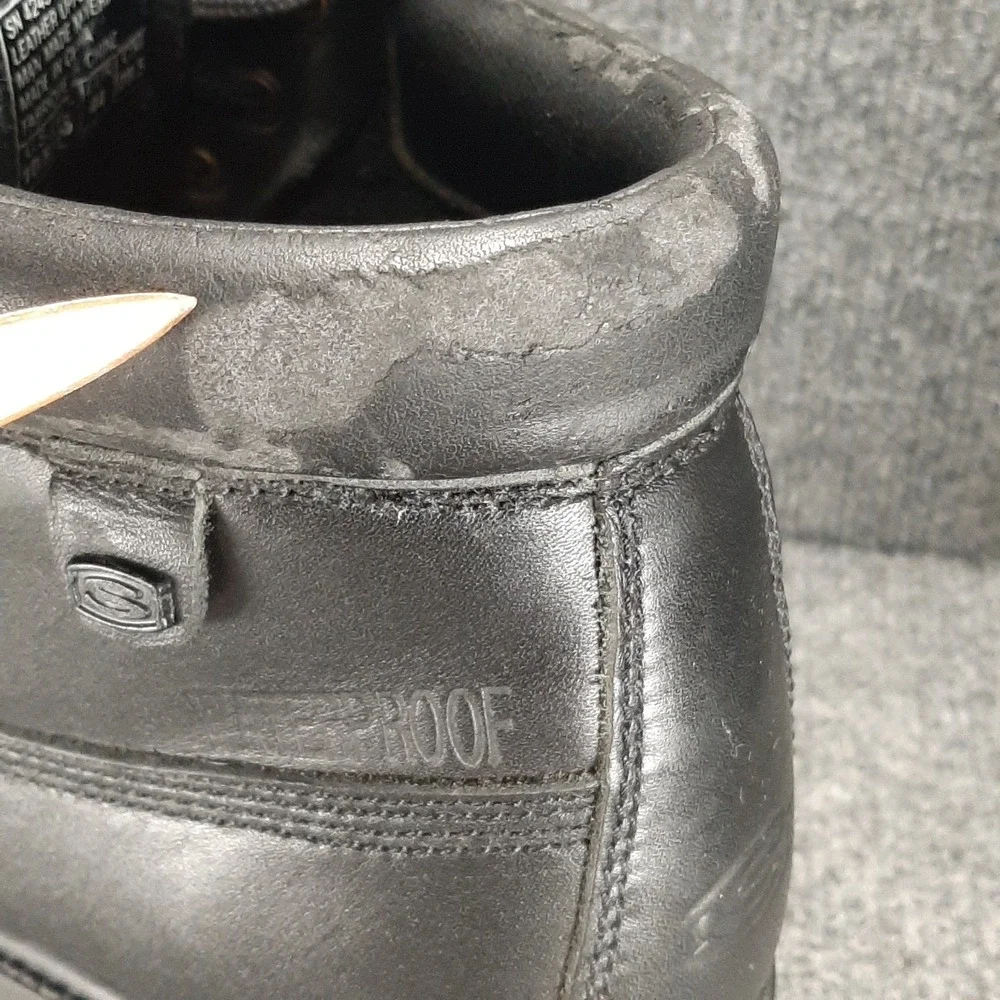 Skechers Waterproof Leather Work Boots Men's 10.5 EU 44 SN 4243 Black